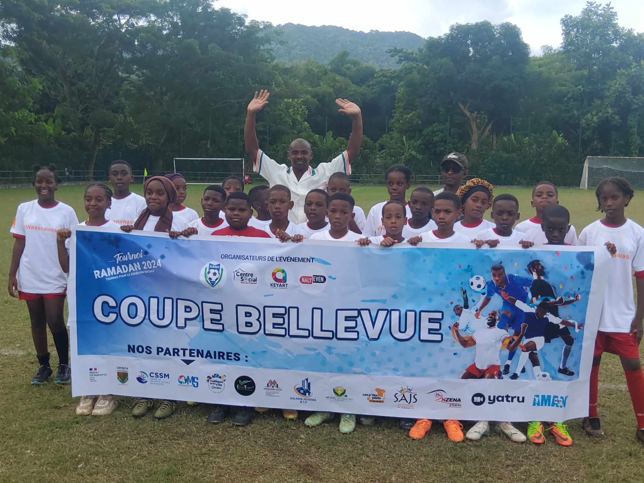 Sensibilisation dans le quartier de Dembeni